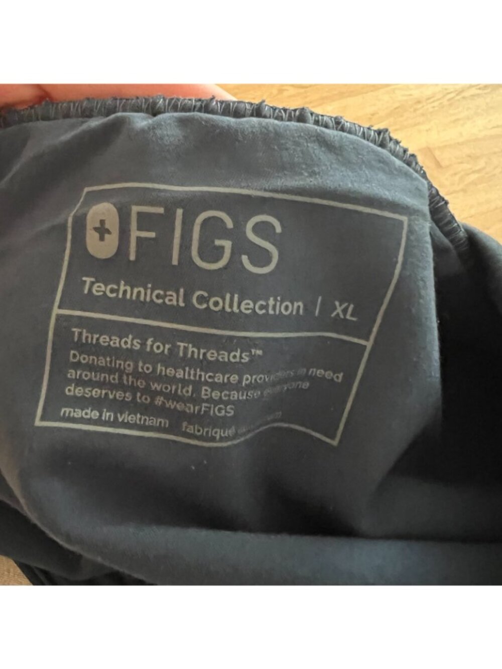 Figs Zamora Jogger Scrub Pants Dark Teal Blue Women's Size XL - Picture 10 of 10